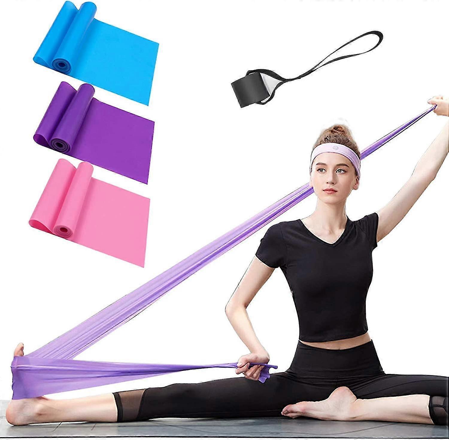 3pcs Elastic Stretch Bands Set for Yoga & Training - Image 1