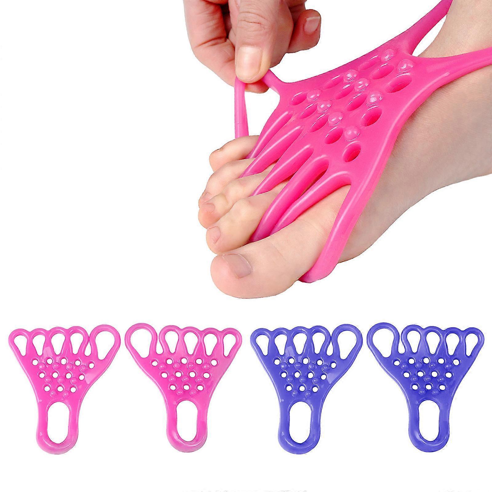 Pink Yoga Leg Flexibility Stretch Strap for Home Gym - Image 2