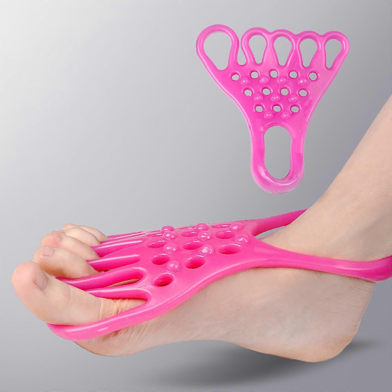 Pink Yoga Leg Flexibility Stretch Strap for Home Gym - Image 4