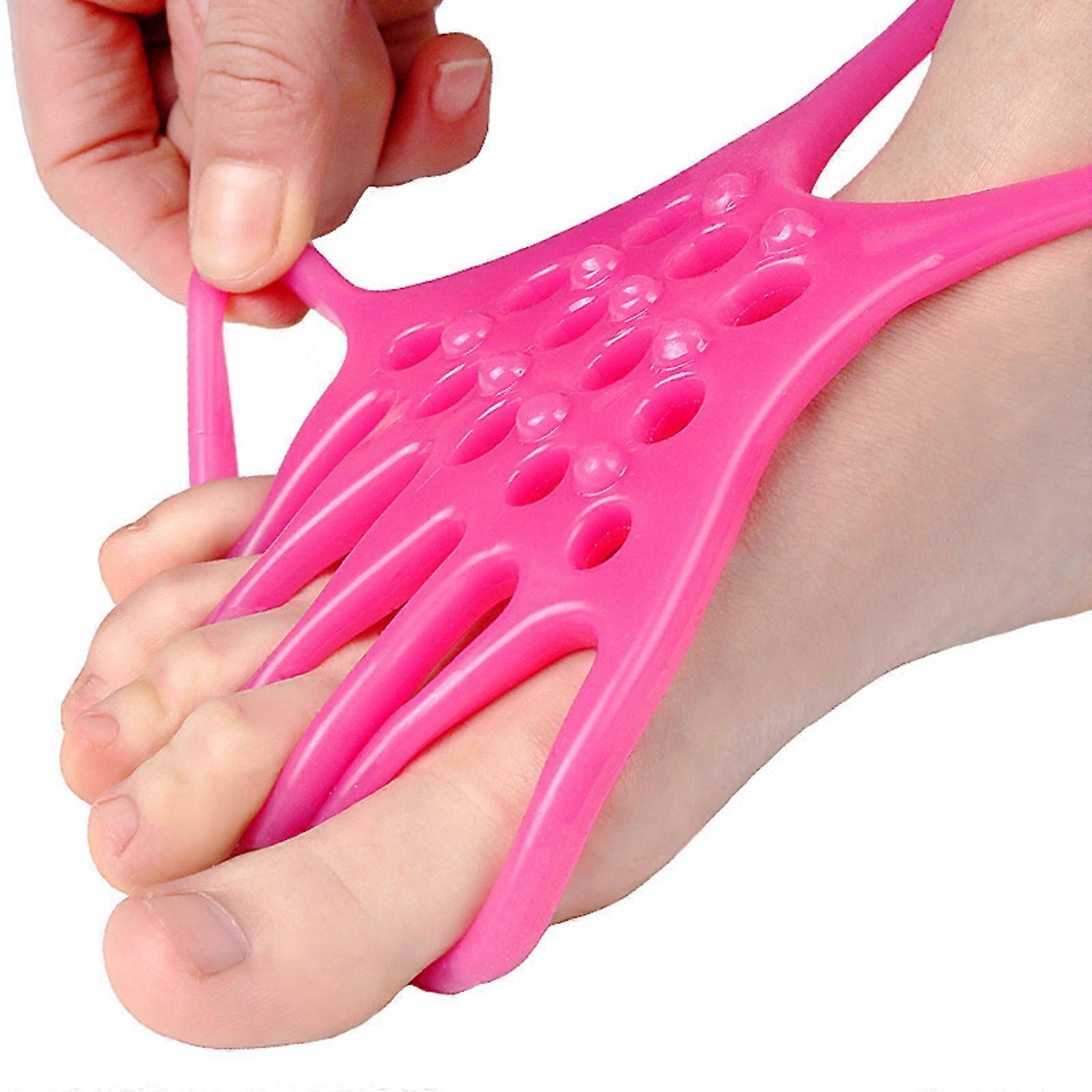 Pink Yoga Leg Flexibility Stretch Strap for Home Gym - Image 5