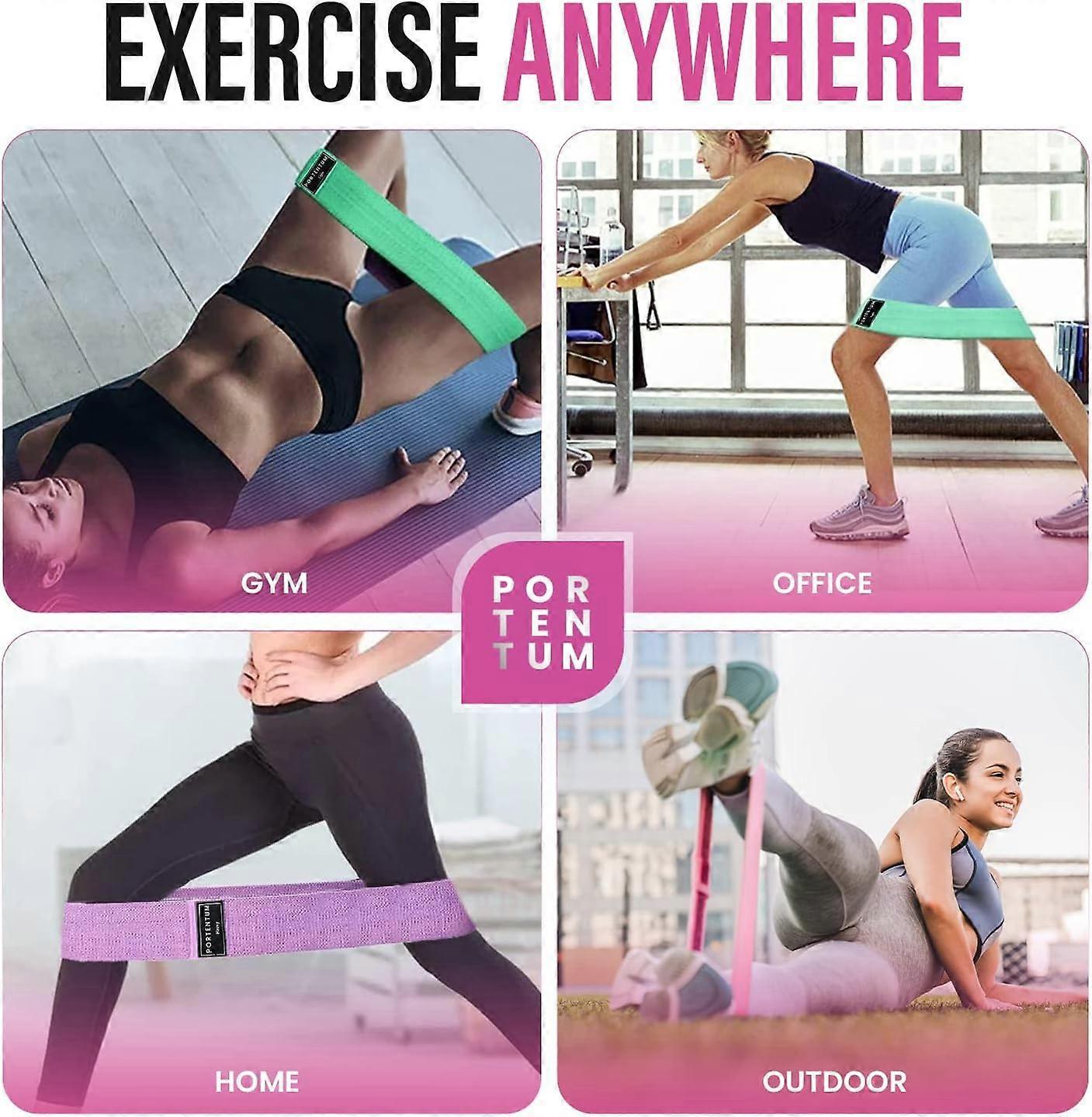 3 Resistance Bands Set for Leg Training & Support (3 Strength Levels) - Image 5