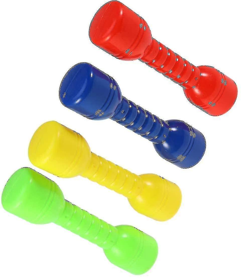 4pcs Babies Dumbbell Set for Yoga & Fitness (Red/Green/Blue/Yellow) - Image 1