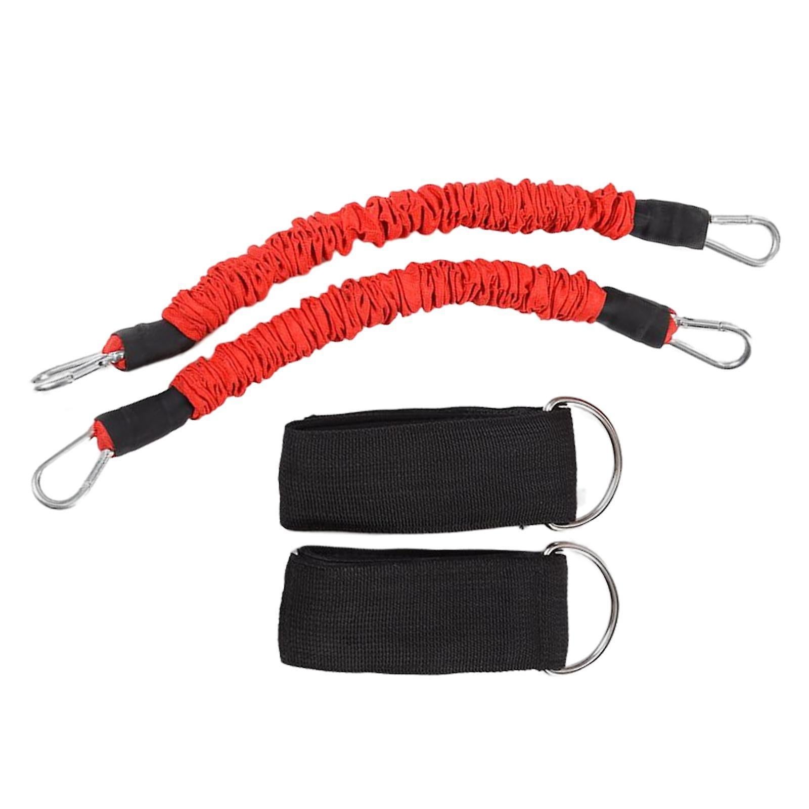 Red Resistance Bands Set for Leg Speed & Yoga Training - Image 1