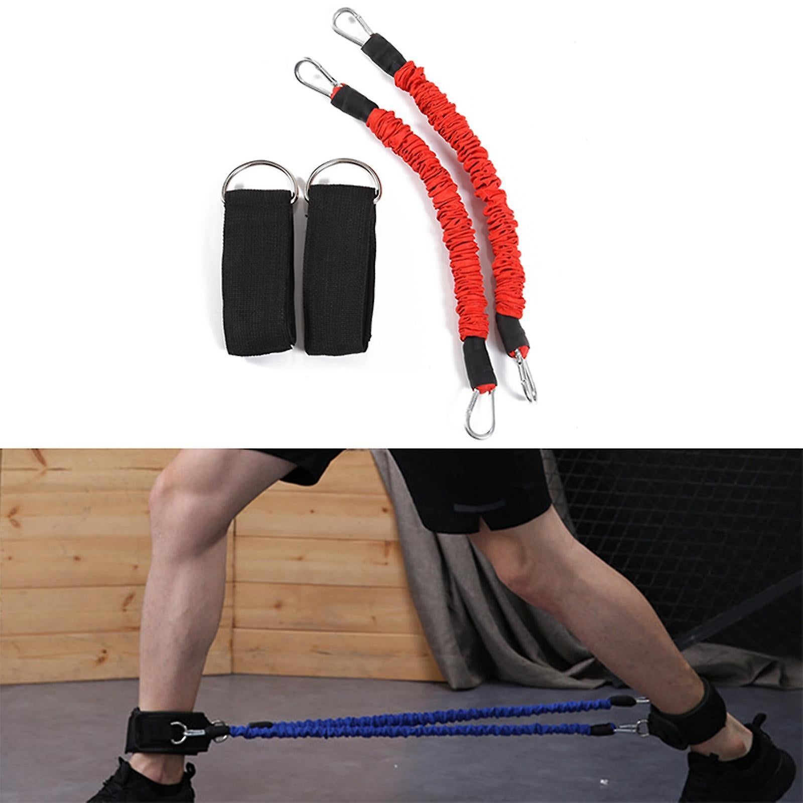 Red Resistance Bands Set for Leg Speed & Yoga Training - Image 3
