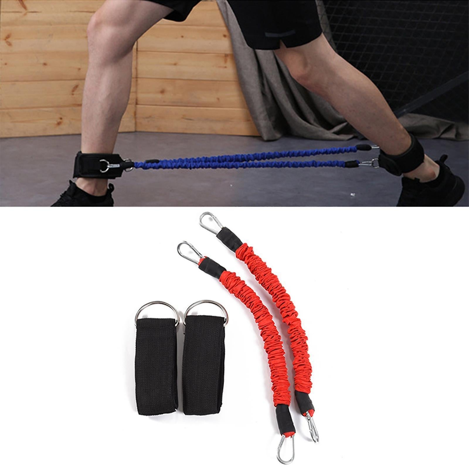 Red Resistance Bands Set for Leg Speed & Yoga Training - Image 4