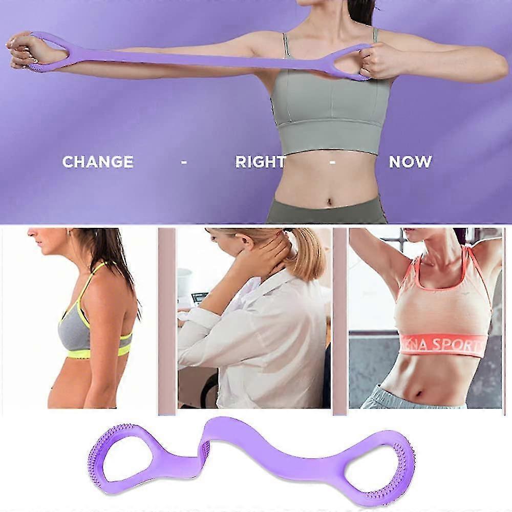 Elastic Resistance Band for Yoga Pilates Stretching & Training - Image 3