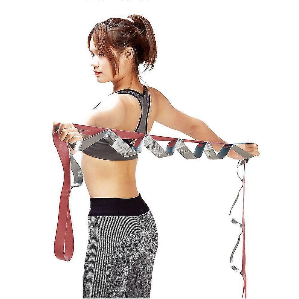 Multi-Loop Nonelastic Yoga Strap for Therapy & Pilates - Image 4