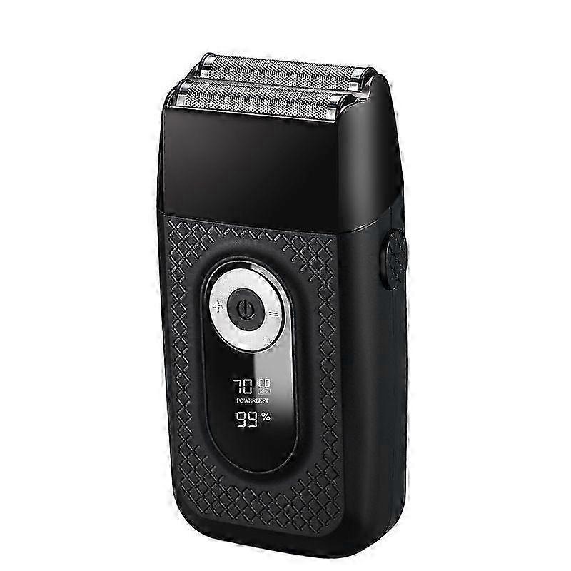 Reciprocating Electric Shaver with LCD, Rechargeable Beard Trimmer - Image 1