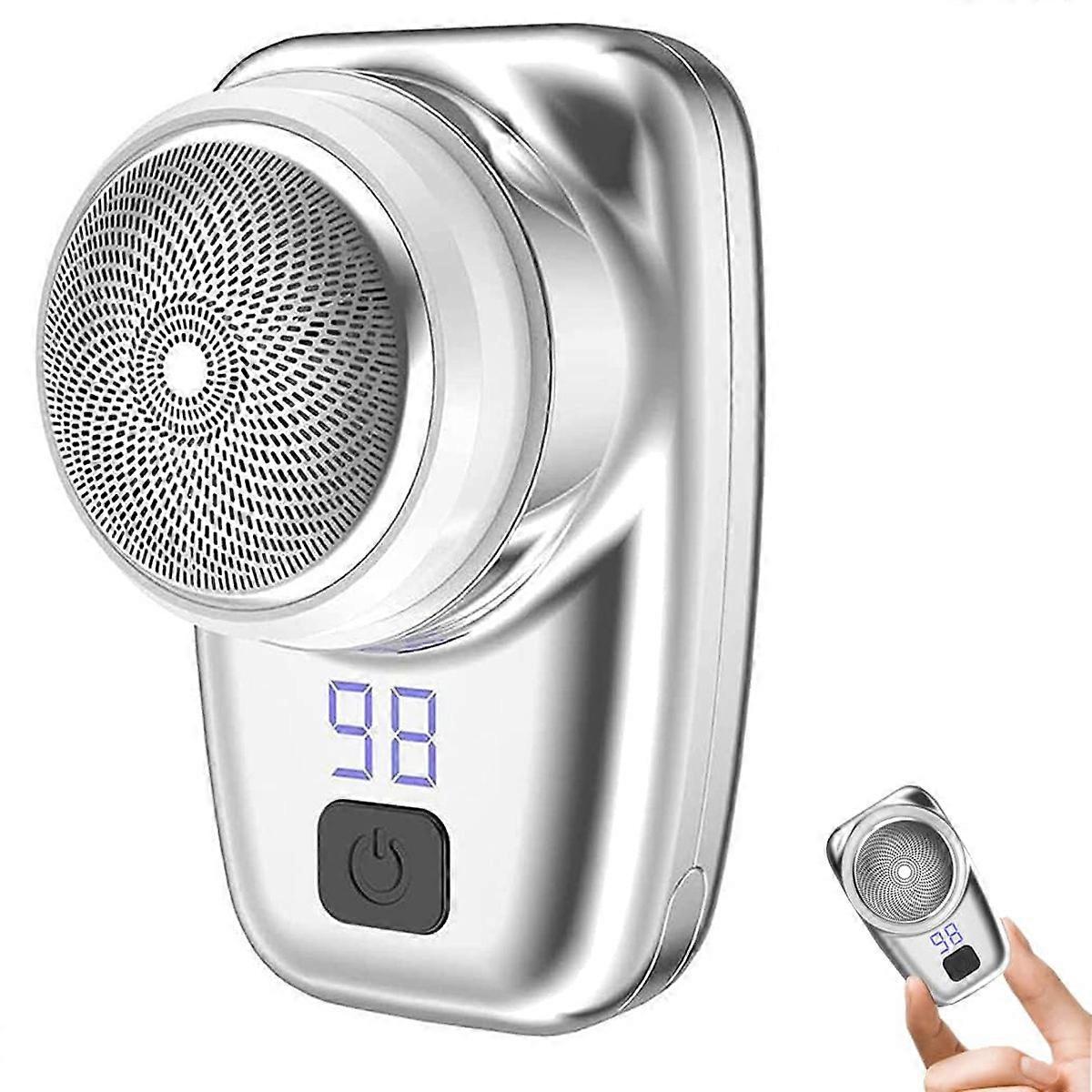 Mini Electric Shaver for Men, Portable Rechargeable Beard Razor - Image 1