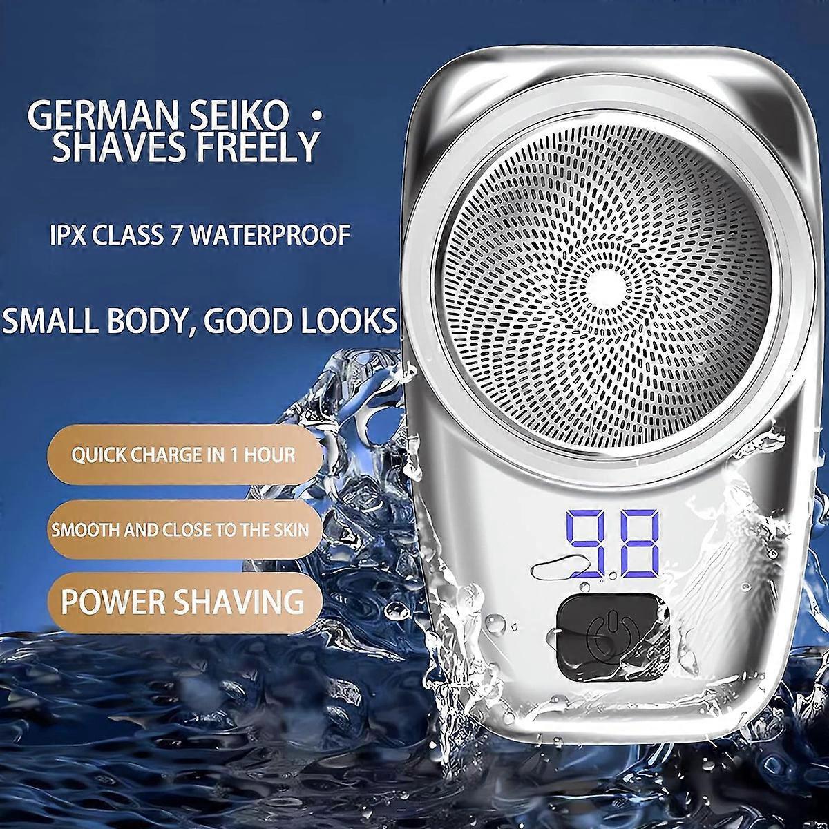 Mini Electric Shaver for Men, Portable Rechargeable Beard Razor - Image 4
