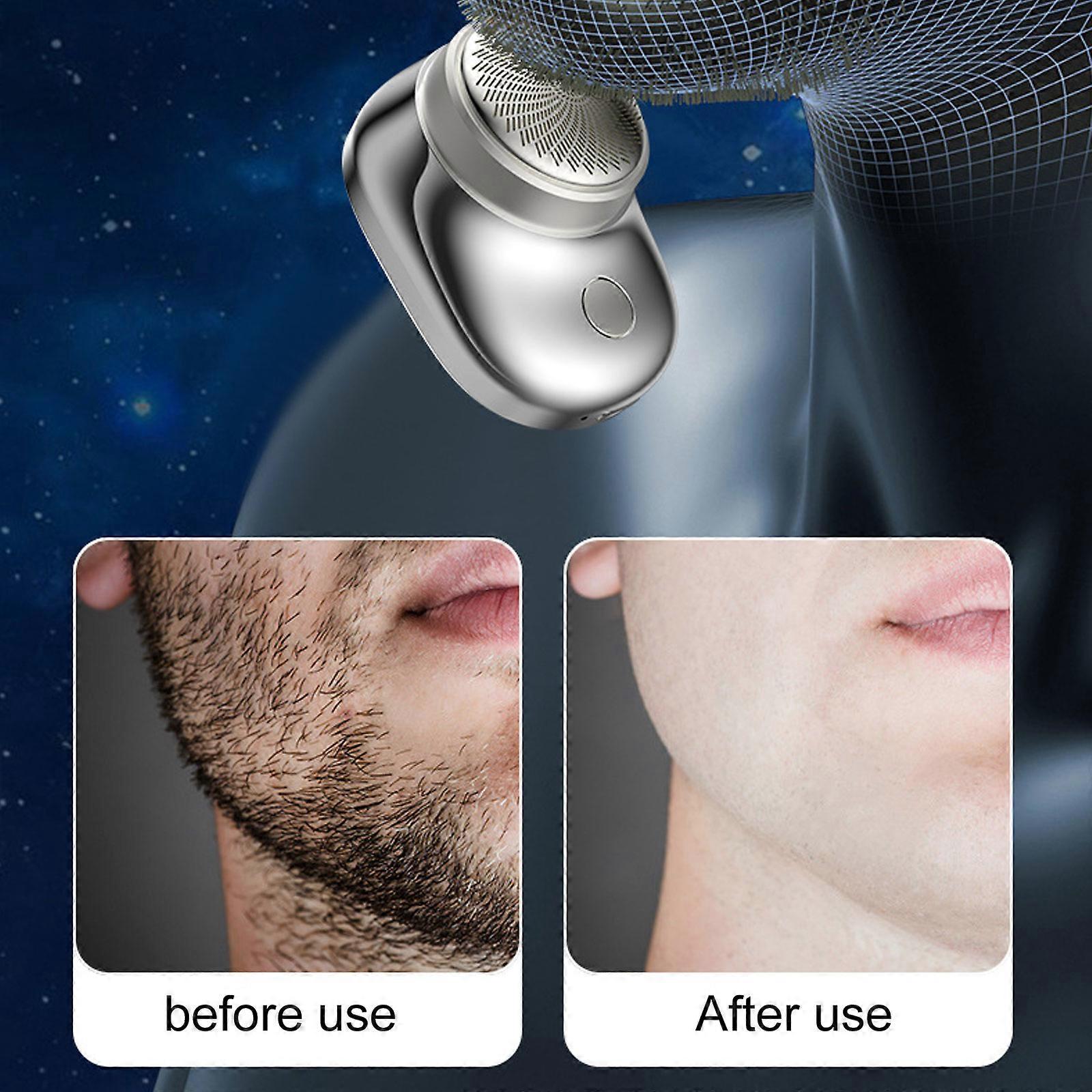 Powerful USB Electric Shaver for Men, Mini Rechargeable Beard Razor - Image 5