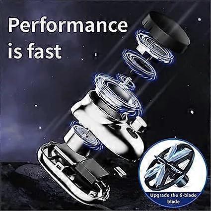 Powerful Mini Electric Shaver, Rechargeable USB Beard Razor for Men - Image 3