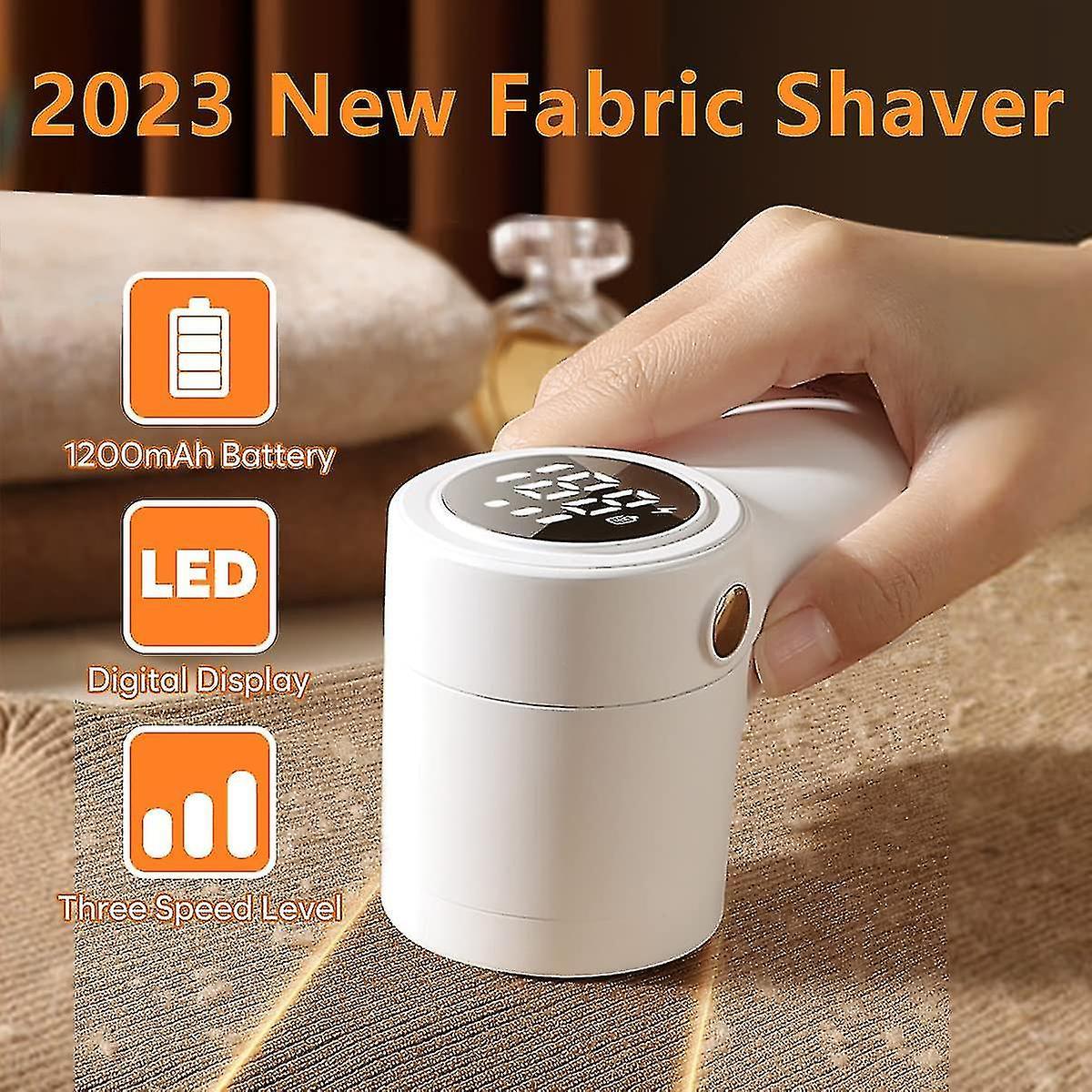 Fabric Shaver with Digital Display, Electric Lint Fuzz Remover for Clothes - Image 2