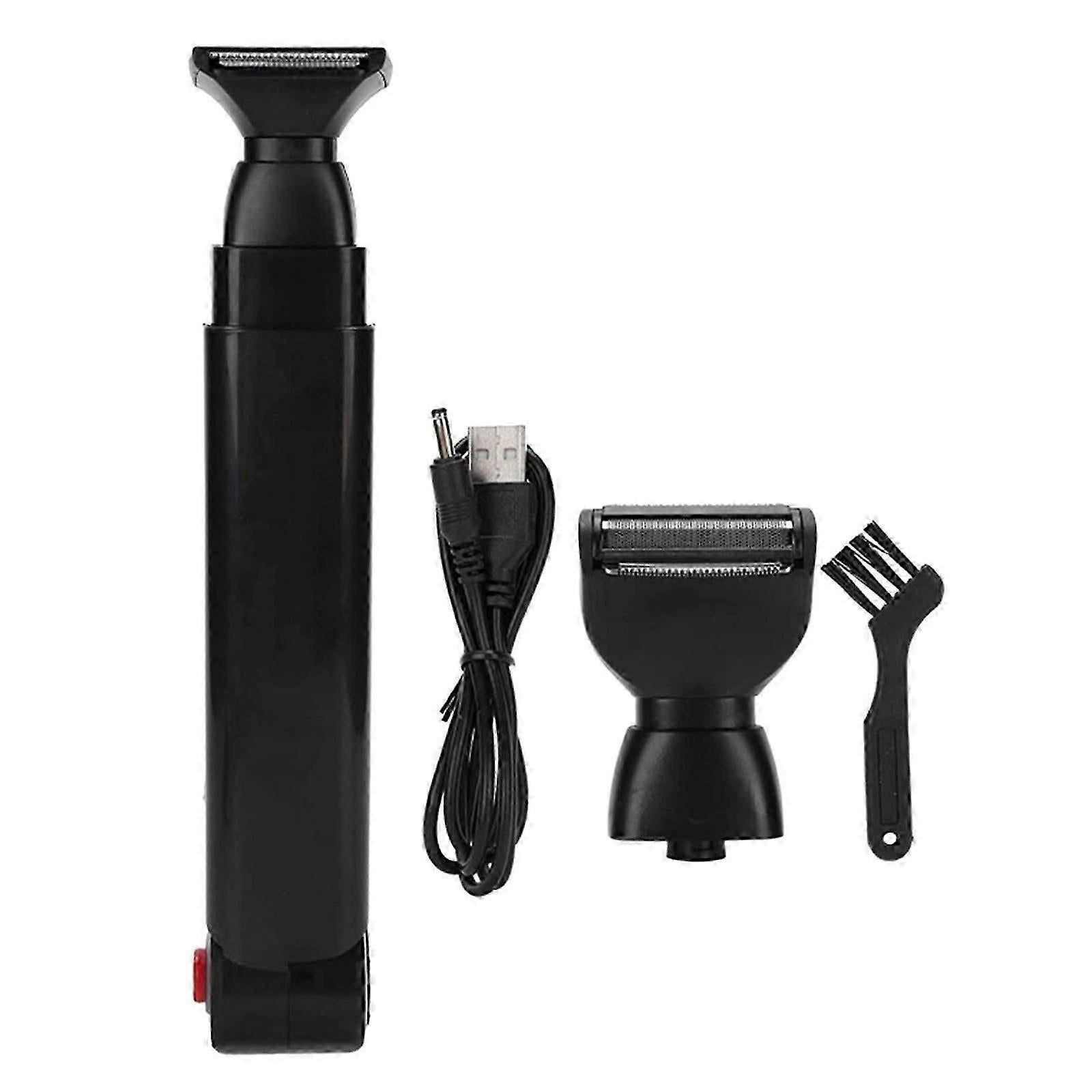 USB Rechargeable Back Shaver for Men, Double Blade Hair Remover - Image 1