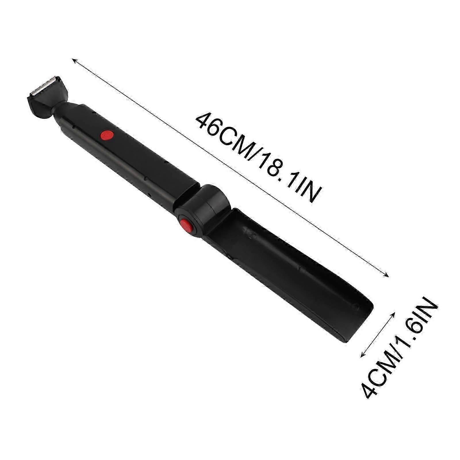 USB Rechargeable Back Shaver for Men, Double Blade Hair Remover - Image 3
