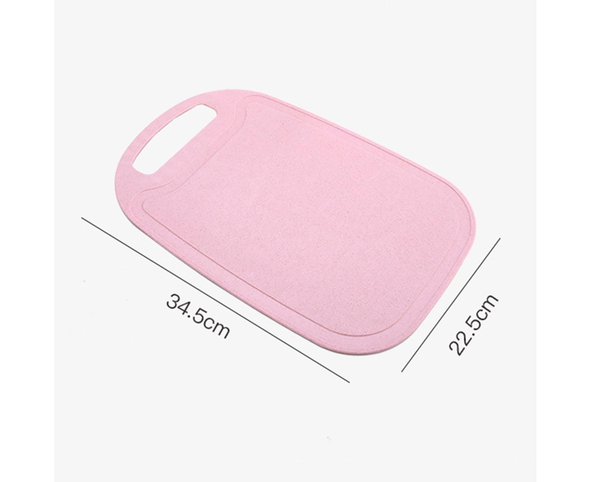 Chopping Block Food Grade Non-Slip 4 Colors Kitchen Cutting Board for Kitchen-Pink - Image 3