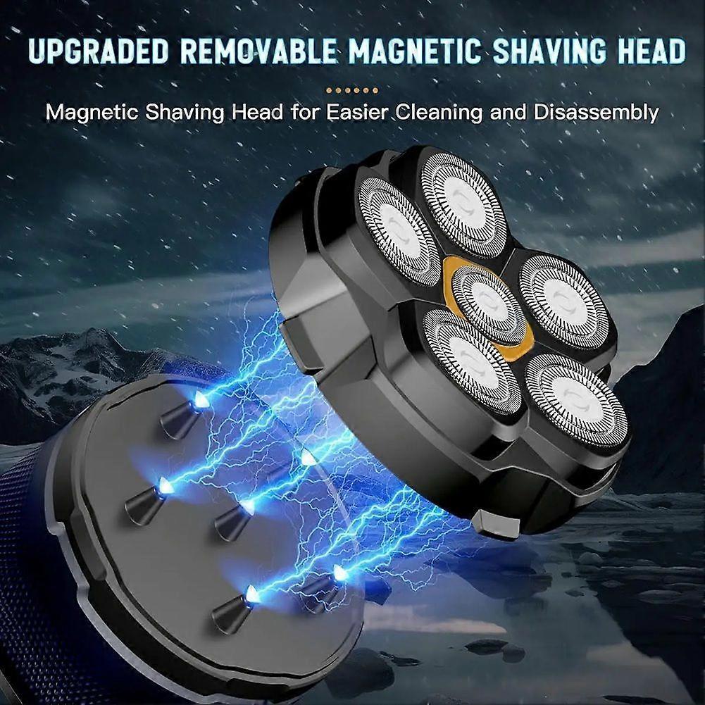 Titanium Men's Rechargeable Shaver, Wet/Dry Cordless Beard Razor - Image 5
