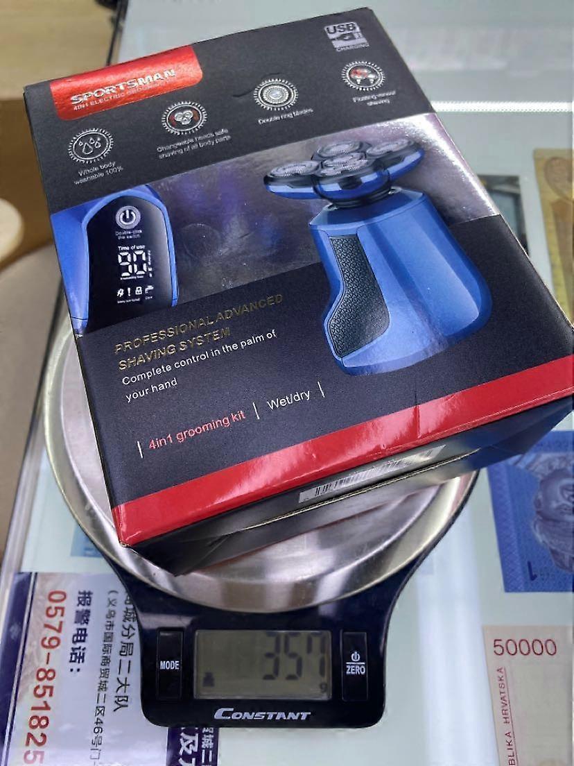 USB Shaver Charging Cable, Electric Razor with 5-Wash Head - Image 4