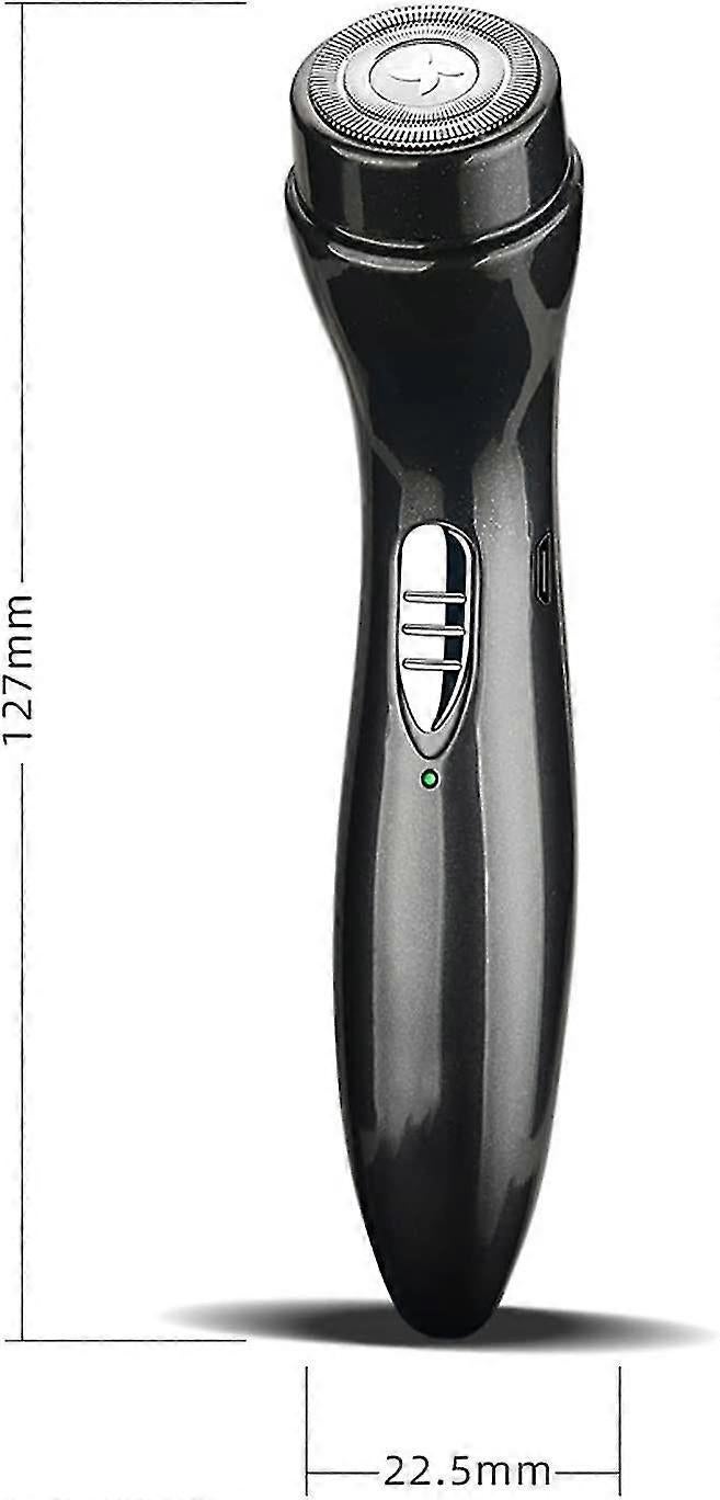 Men's Portable Electric Shaver, Mini USB Beard Razor, Wet & Dry Use, Travel Size - Image 4