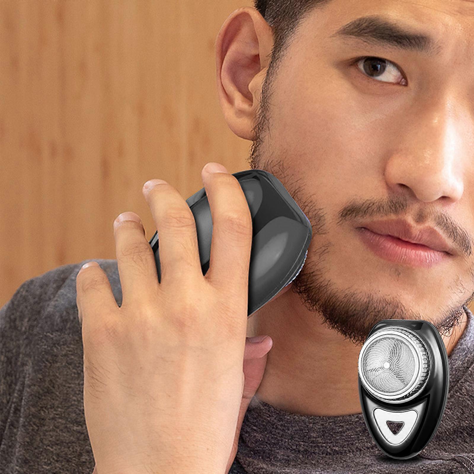 USB Mini Beard Shaver for Men, Portable Razor for Travel & Home - Image 2