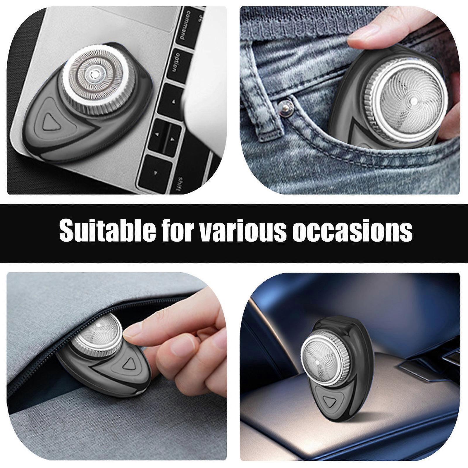 USB Mini Beard Shaver for Men, Portable Razor for Travel & Home - Image 4