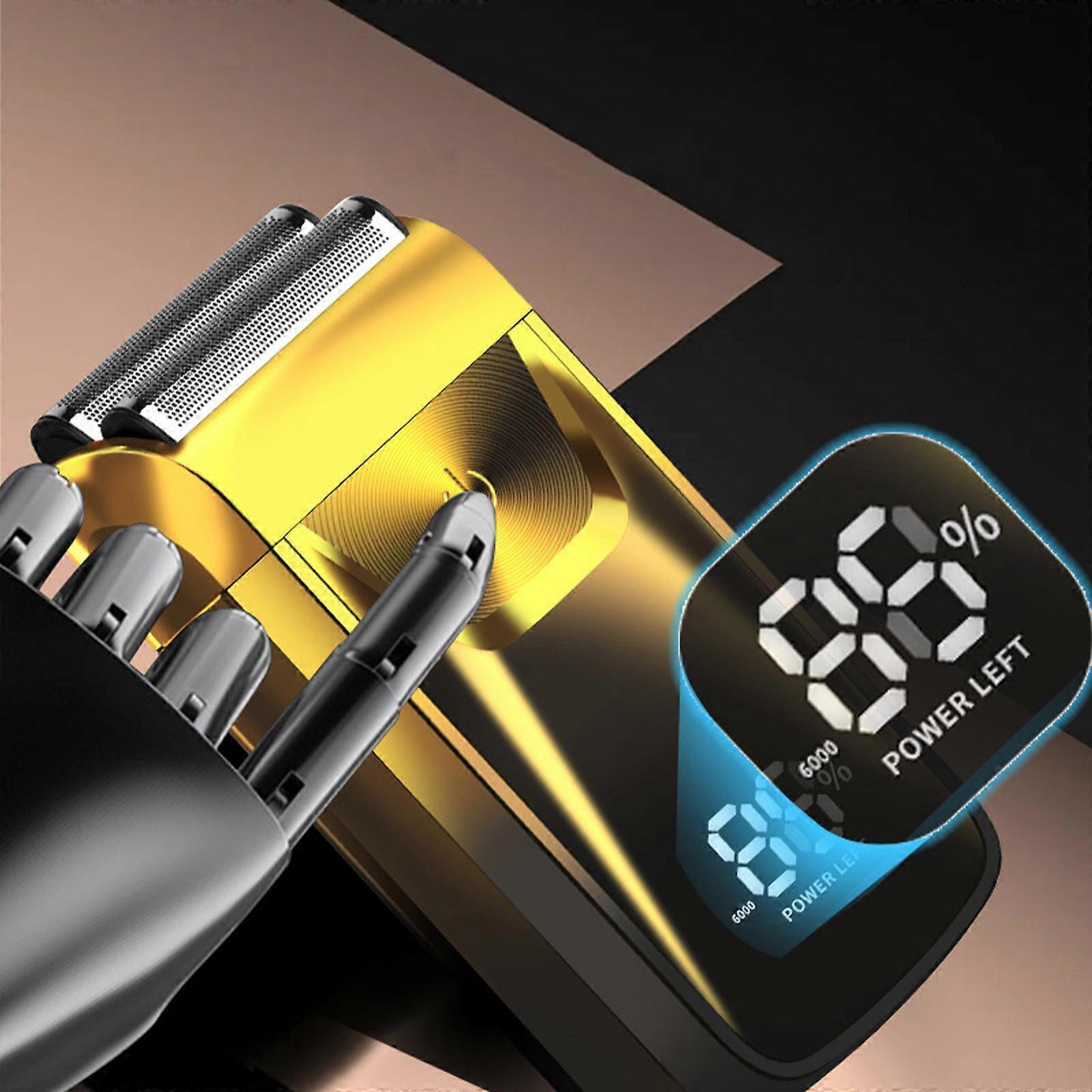 5-in-1 Bald Shaver for Men, LED Display, 3-Speed Electric Beard Razor - Image 4