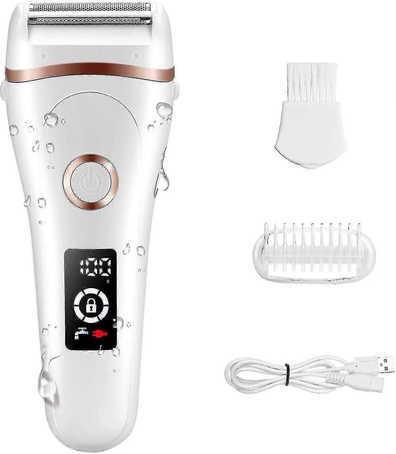 Rechargeable Women's Shaver, Cordless Hair Remover, USB Powered - Image 1