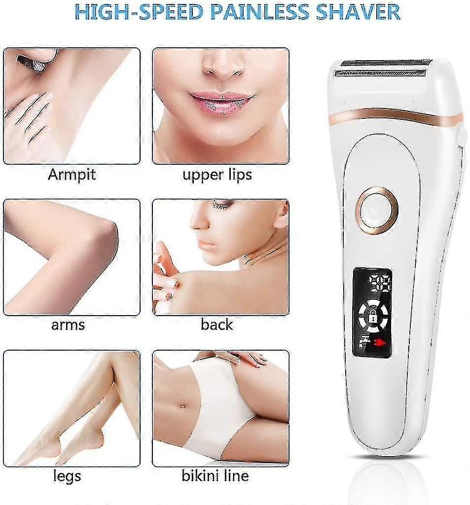 Rechargeable Women's Shaver, Cordless Hair Remover, USB Powered - Image 3