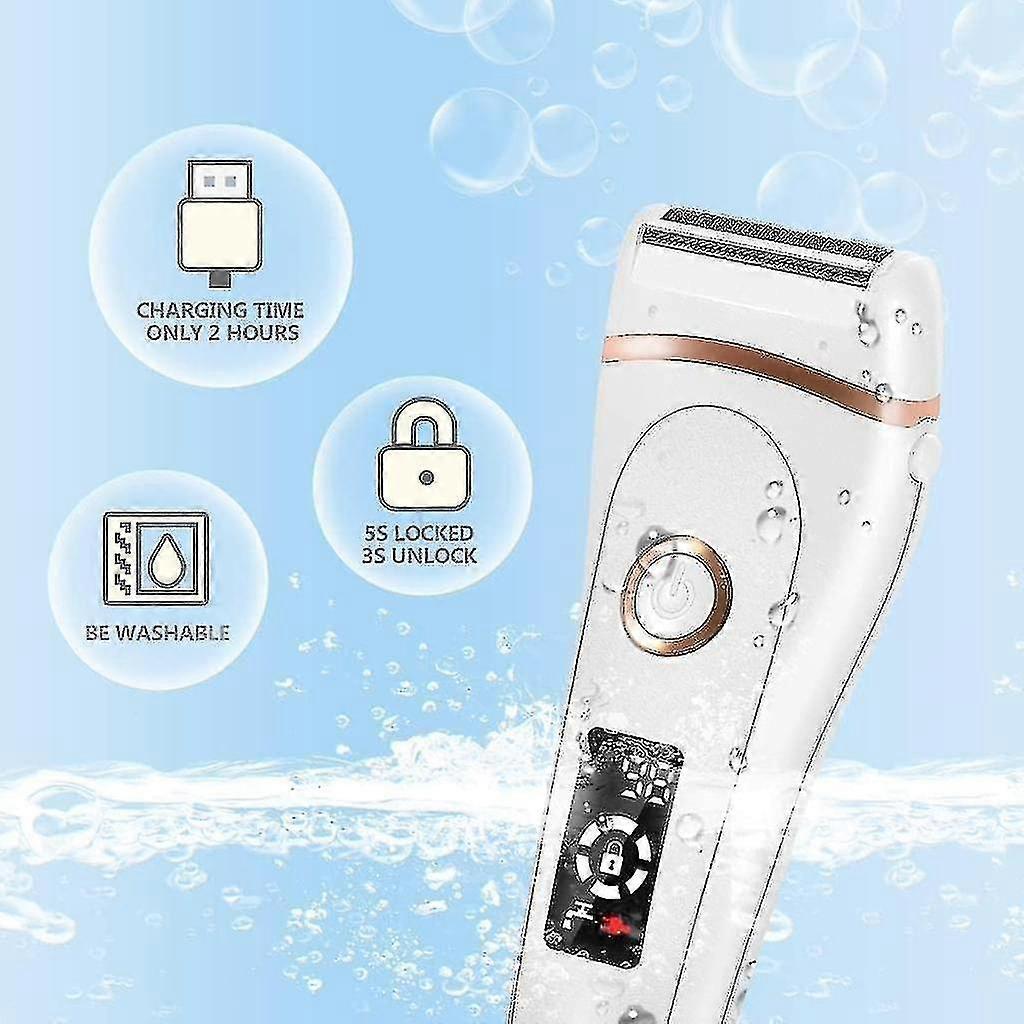 Rechargeable Women's Shaver, Cordless Hair Remover, USB Powered - Image 5