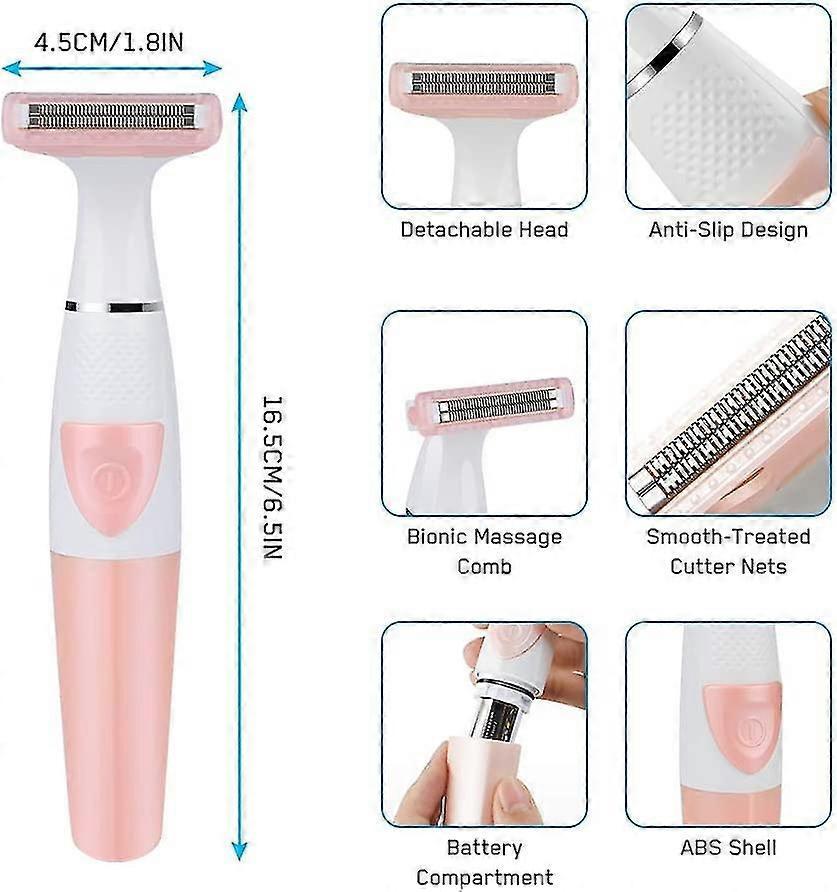 Electric Beard Hair Remover, Compact USB Shaver - Image 2