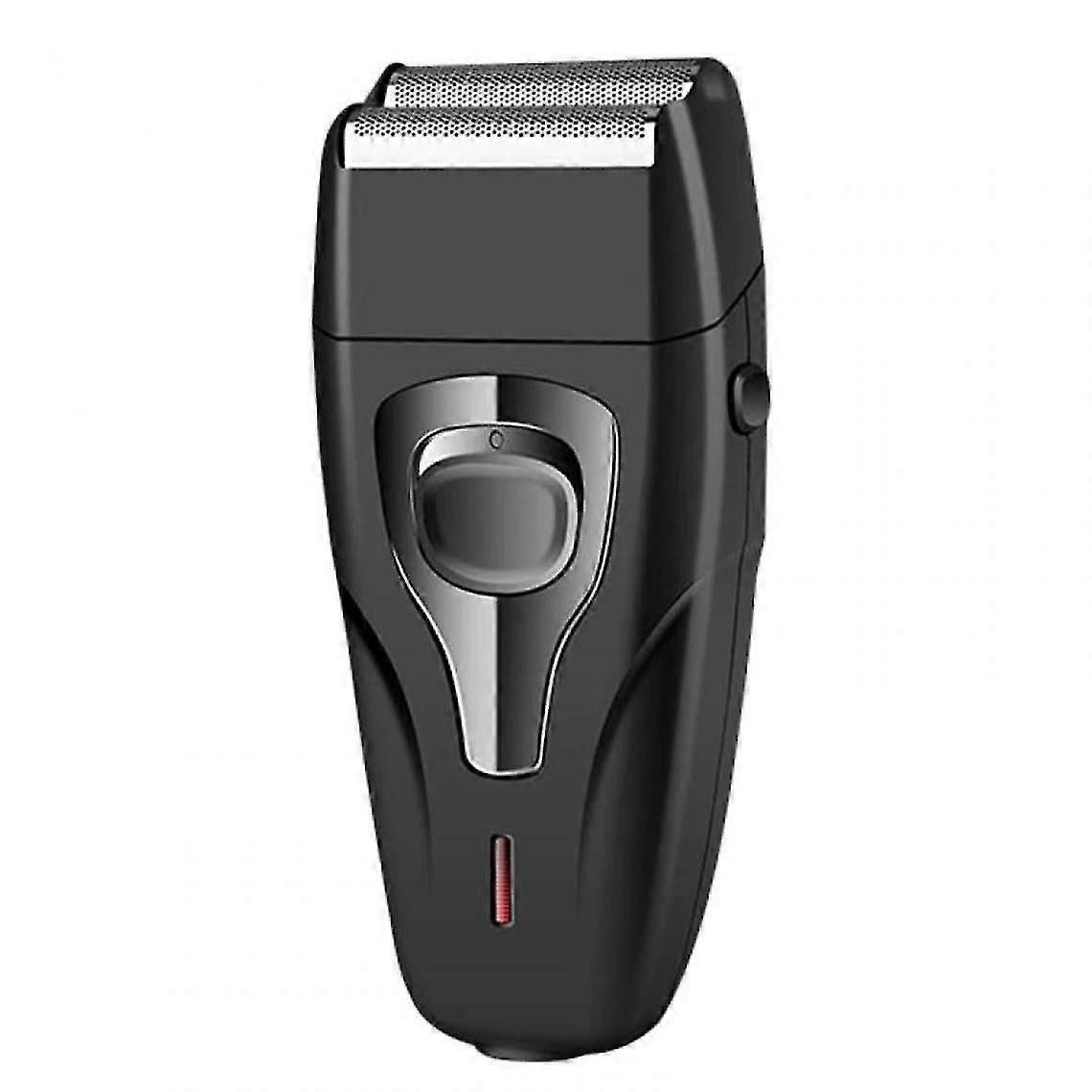 Heavy-Duty Rechargeable Shaver for Men, Face Care Grooming Razor, Black - Image 1