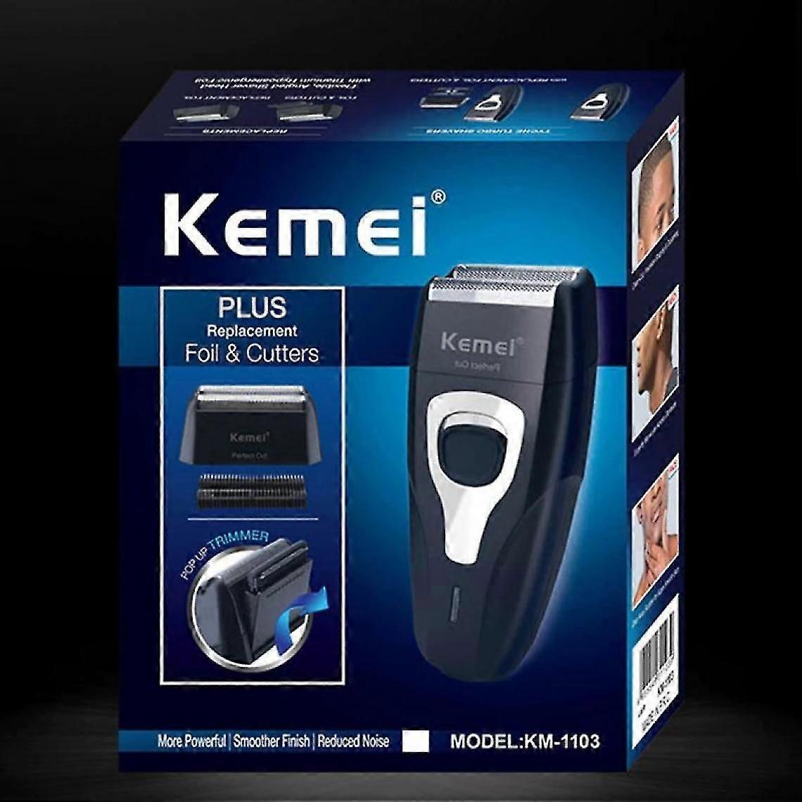 Heavy-Duty Rechargeable Shaver for Men, Face Care Grooming Razor, Black - Image 5