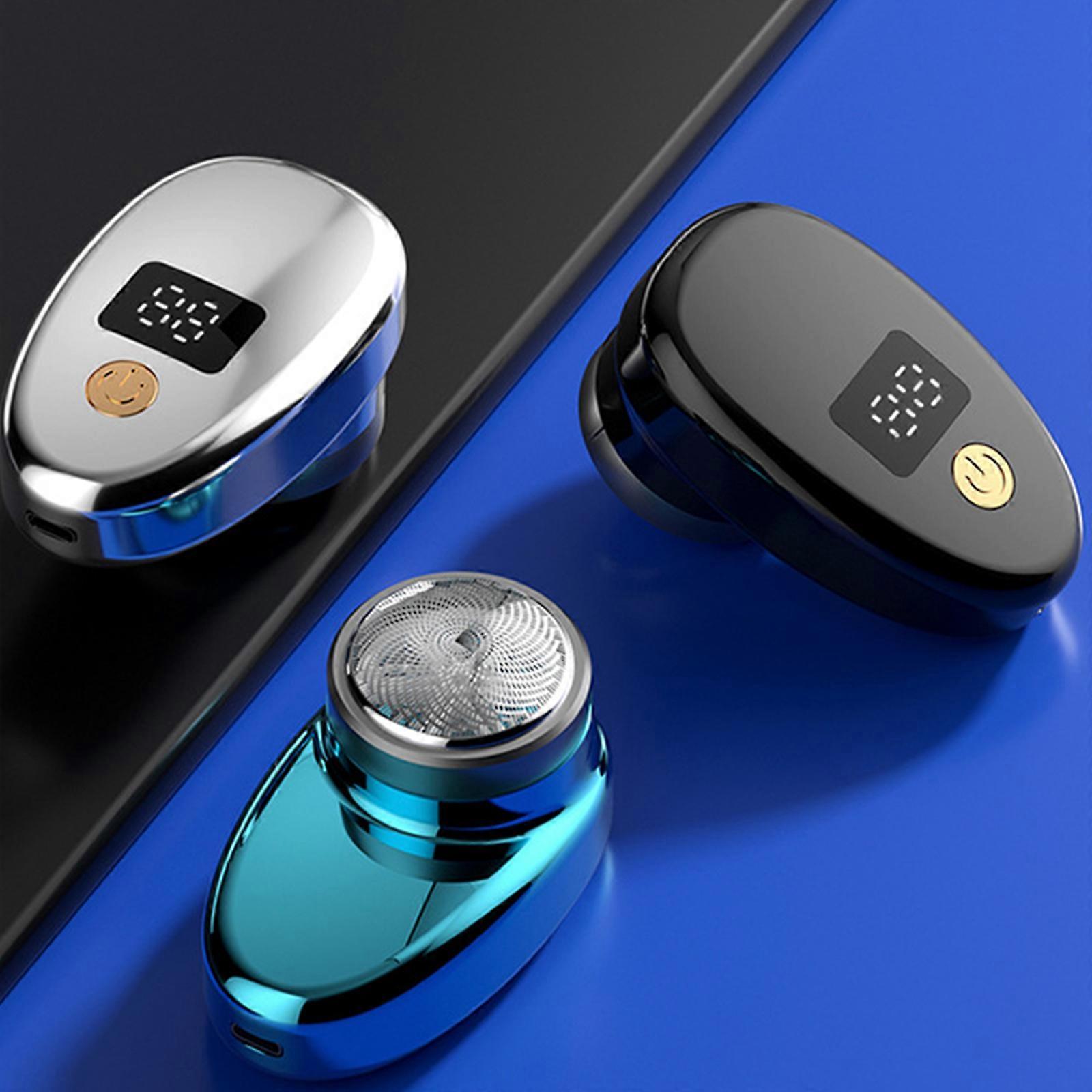 Mini USB Beard Shaver for Men, One-Button Use, Storm Series Portable Razor - Image 2