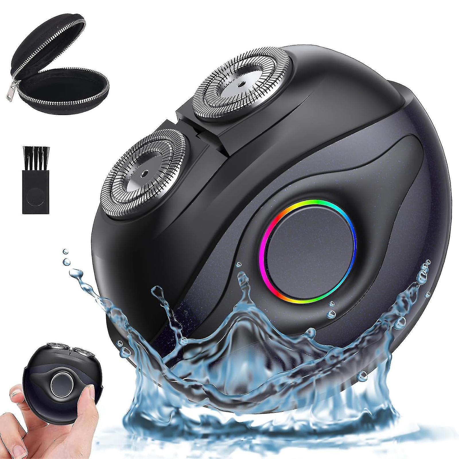 Mini RGB Electric Shaver for Men, Wet & Dry Beard Razor for Travel - Image 1