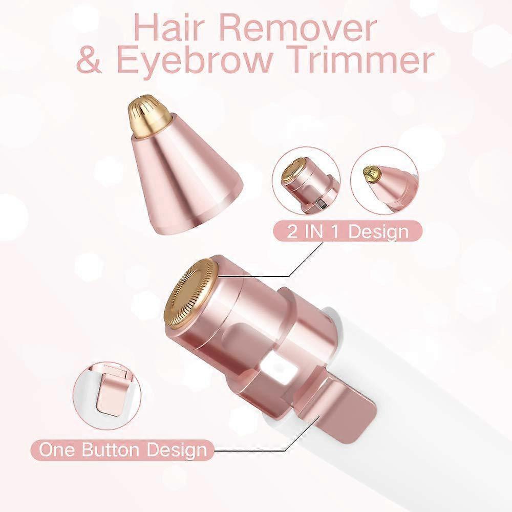 2-in-1 USB Eyebrow Shaver, Electric Facial Trimmer - Image 3