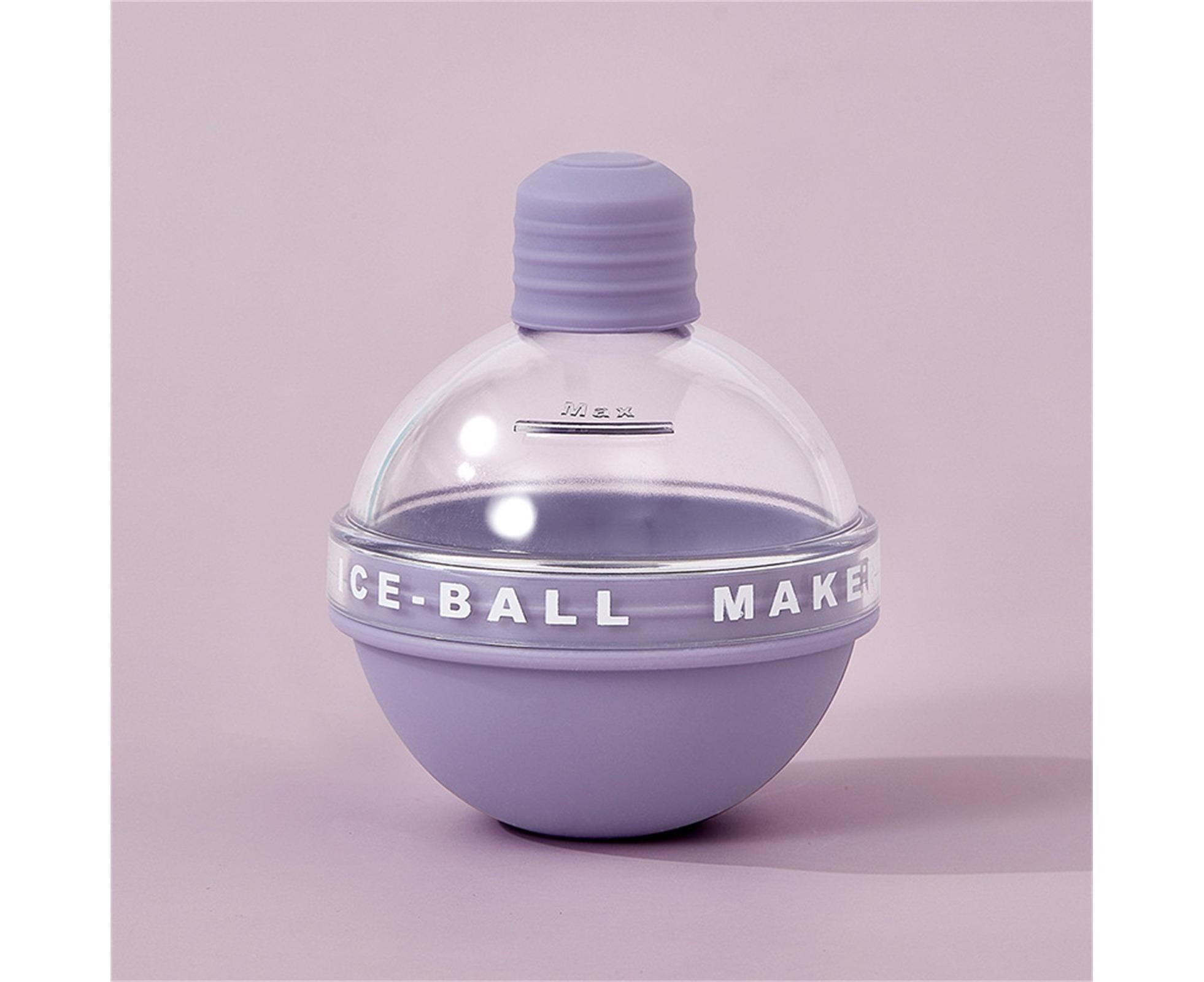 2Pcs Ice Cube Mold Reusable DIY Creative Light Bulb Shape Ice Ball Maker Household Supplies -Purple - Image 4
