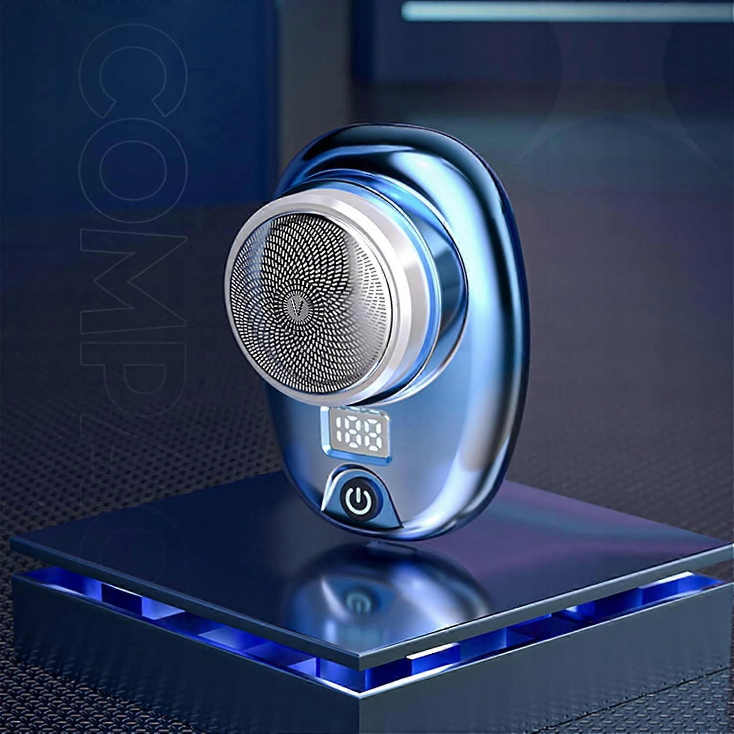 Waterproof USB Mini Beard Shaver, Rechargeable Travel Razor - Image 2