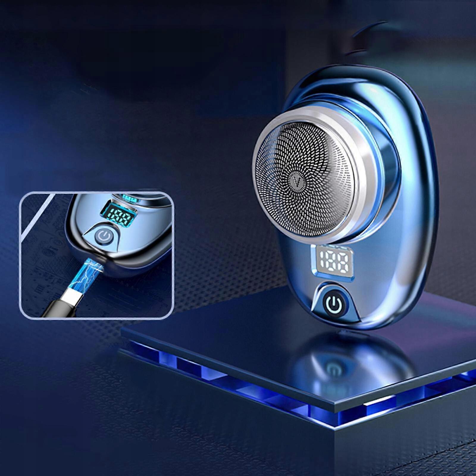 Waterproof USB Mini Beard Shaver, Rechargeable Travel Razor - Image 3