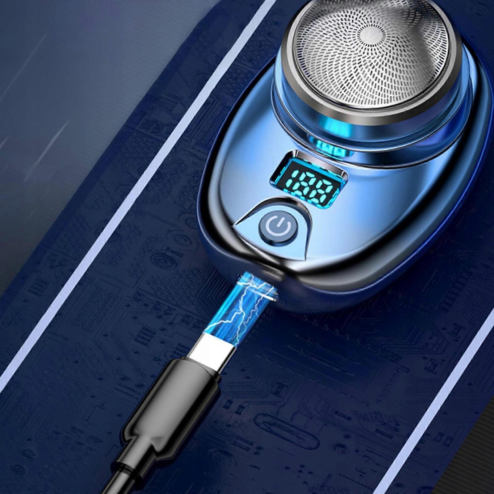 Waterproof USB Mini Beard Shaver, Rechargeable Travel Razor - Image 4