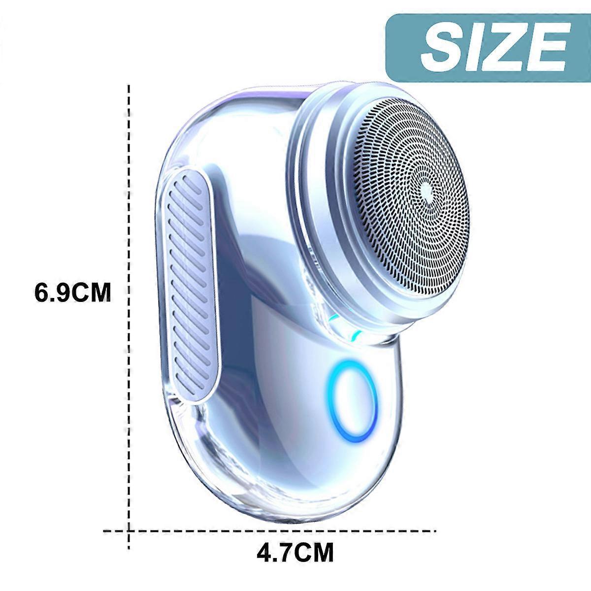 One-Button Mini USB Shaver for Men, Portable Electric Beard Razor - Image 2