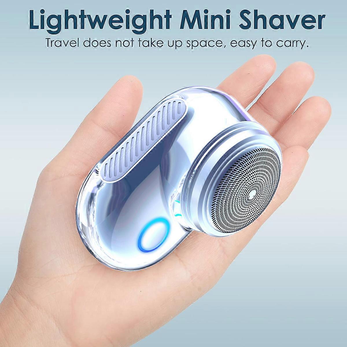 One-Button Mini USB Shaver for Men, Portable Electric Beard Razor - Image 4