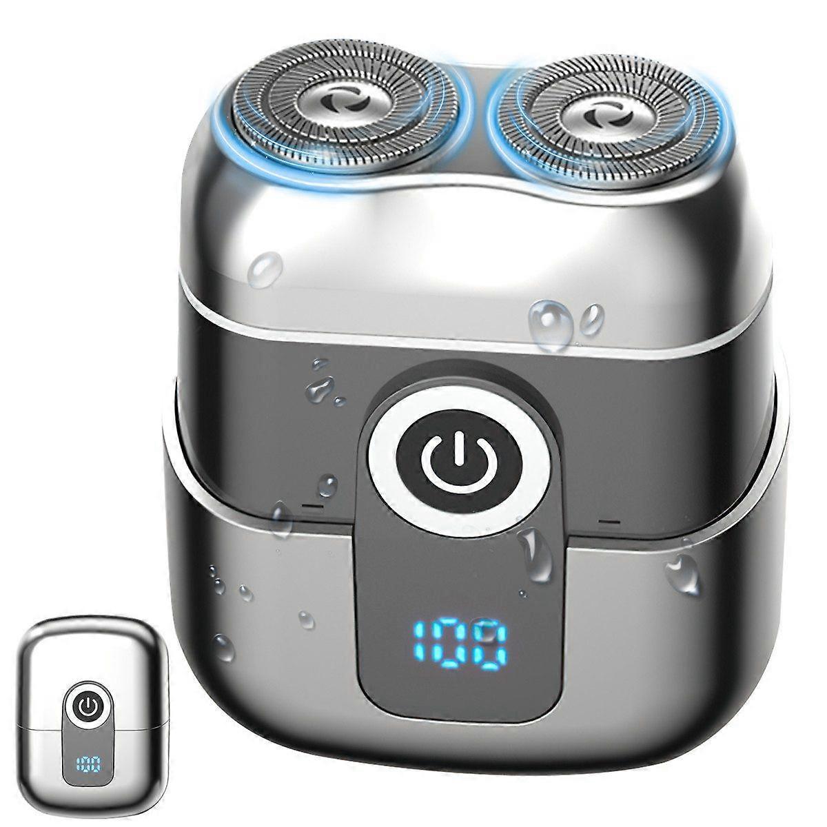 Mini Beard Shaver for Men, LED Display, Compact Series Razor - Image 1