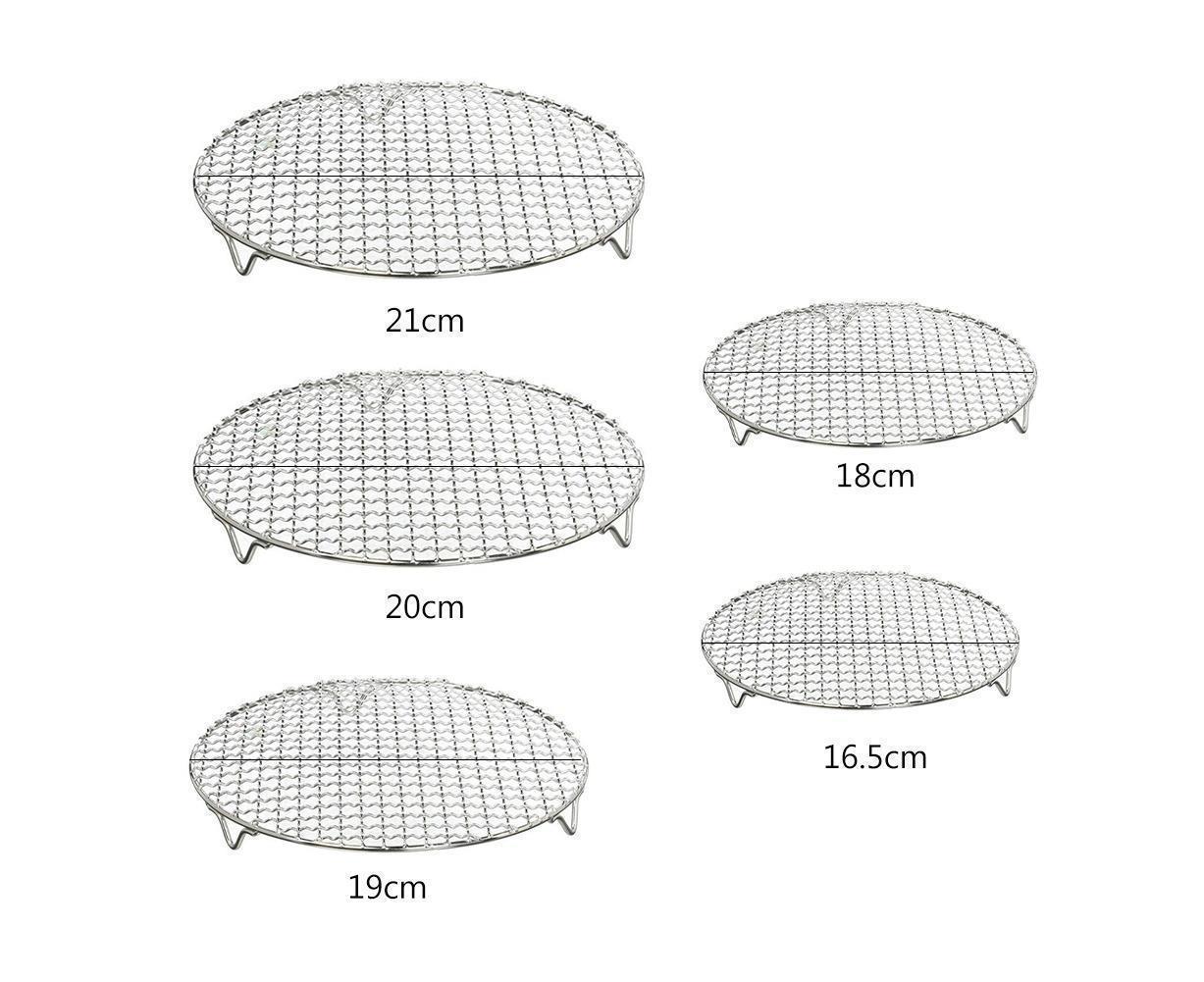 Grilling Rack Non-stick Stainless Steel Grilling Pan-16.5cm - Image 4