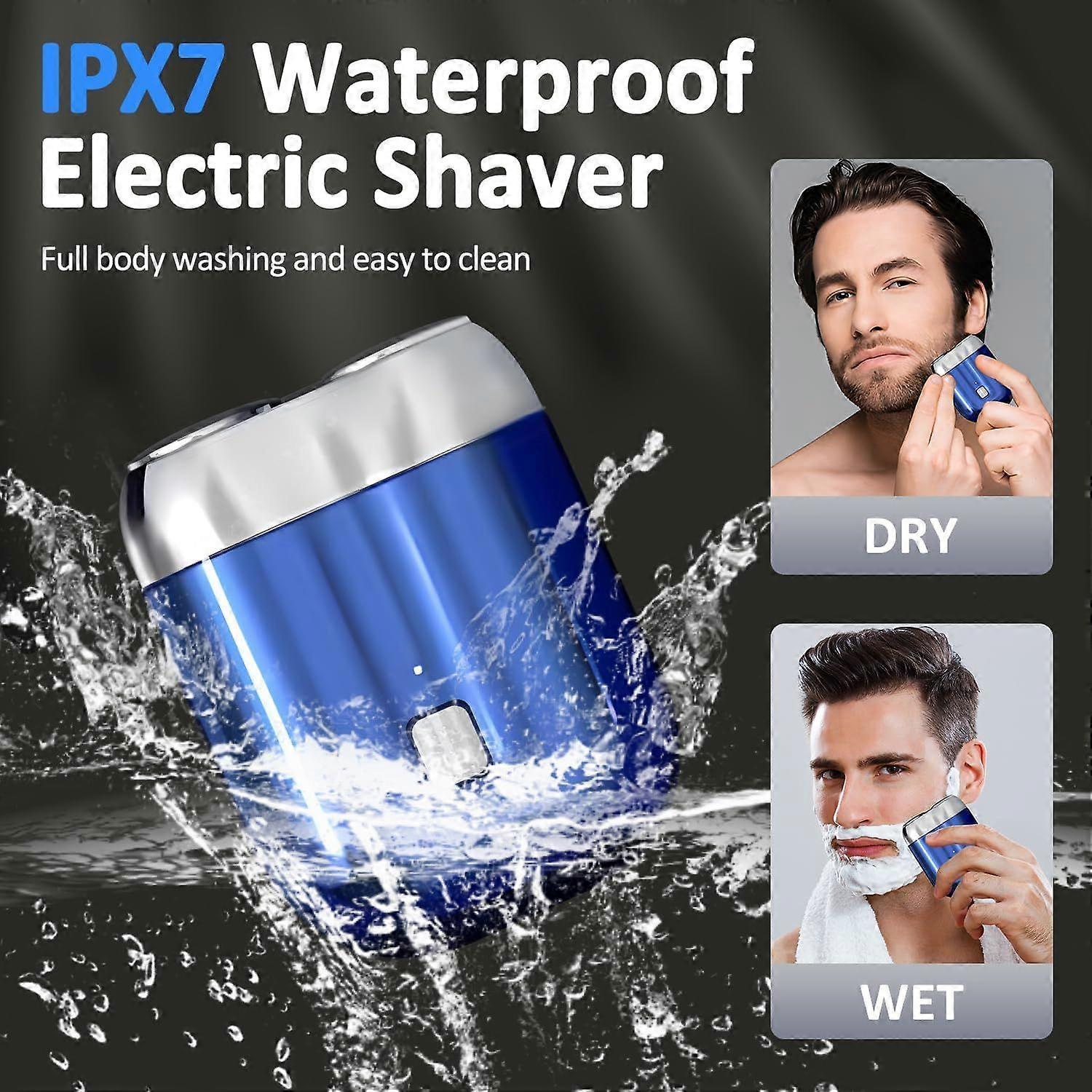 USB Portable Beard Shaver for Men, Mini Cordless Electric Razor - Image 2
