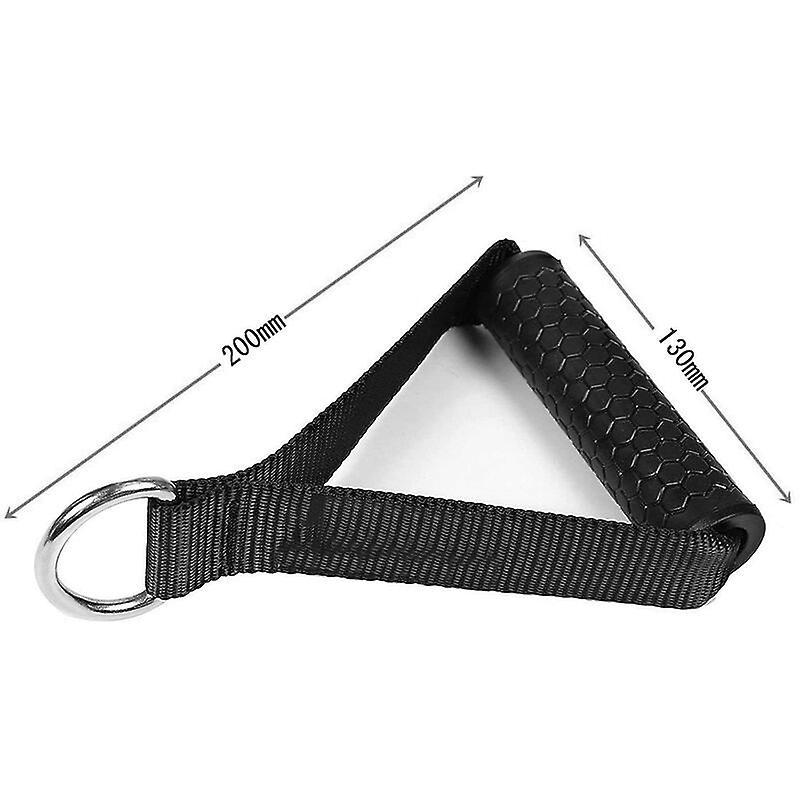 2pcs Rubber Cable Machine Grips, Resistance Band Handle Attachment for Home Gym - Image 3