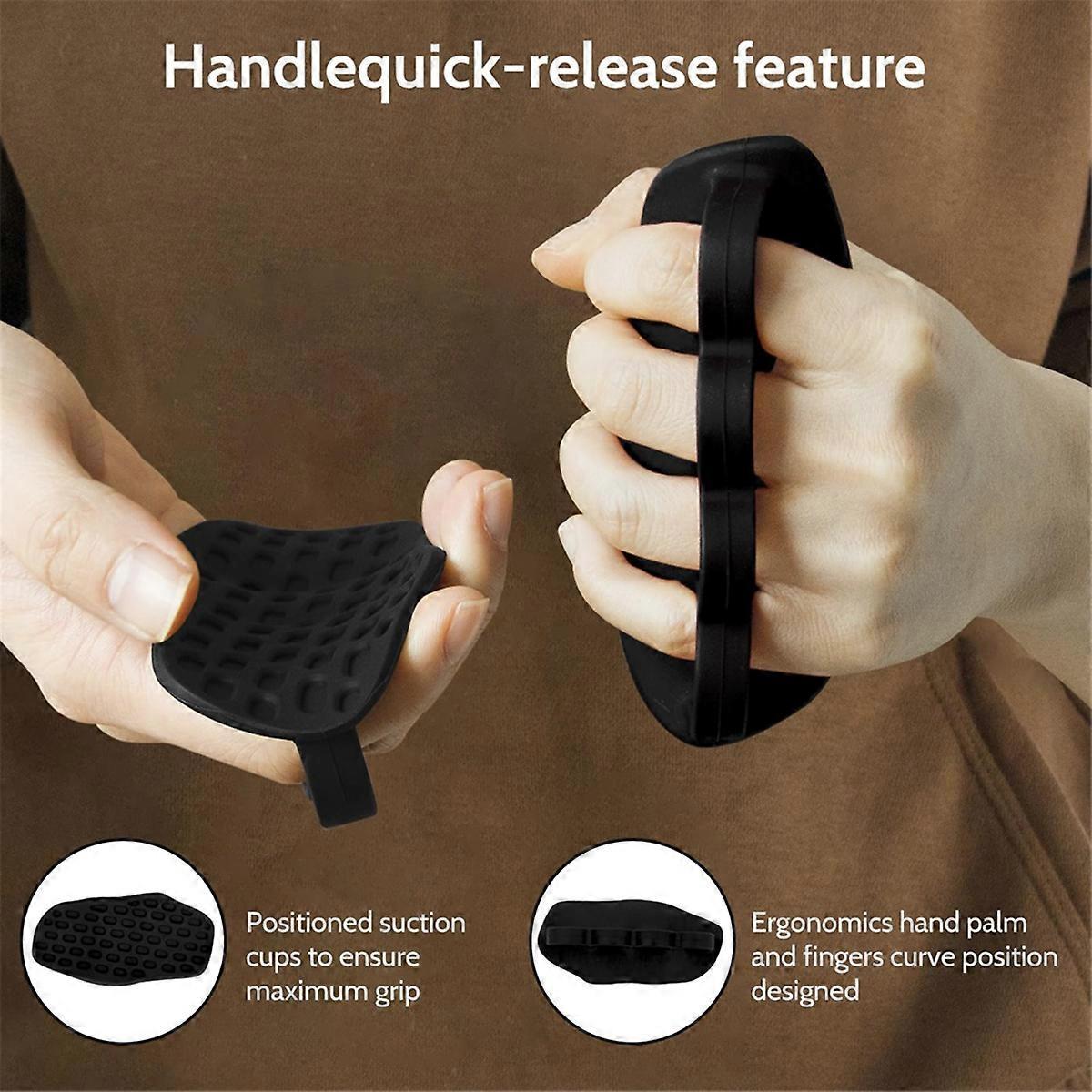 Anti-Slip Weightlifting Gym Grip Pads, Non-Slip Workout Grips - Image 4