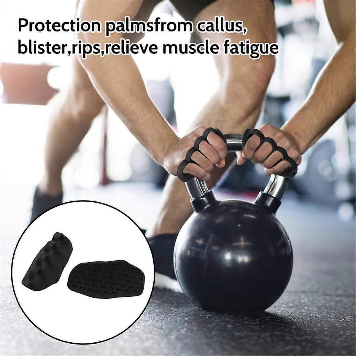 Anti-Slip Weightlifting Gym Grip Pads, Non-Slip Workout Grips - Image 5