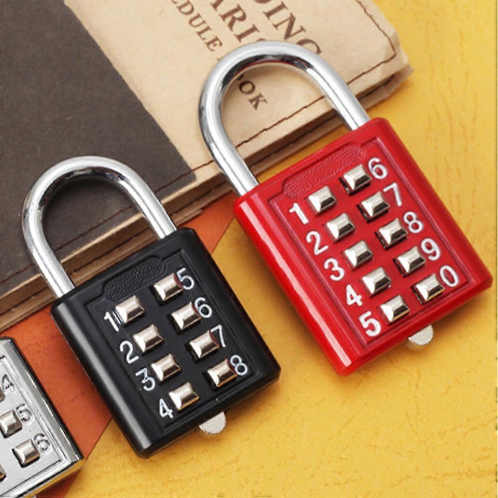 2pcs 10-Digit Luggage Locks - Metal Code Padlocks for Gym, Travel, Backpack - Image 2