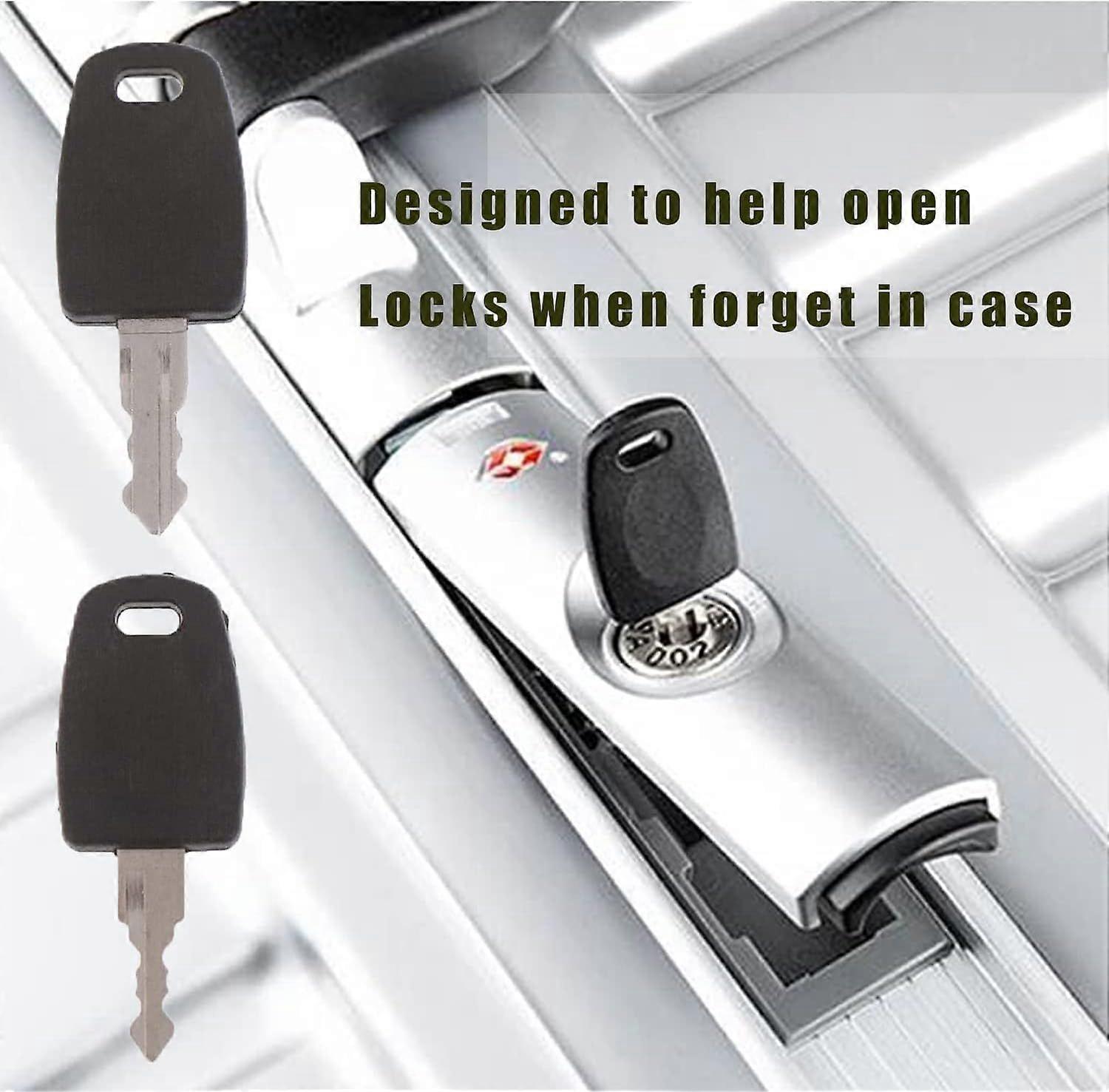 2 Keys for Master Luggage Locks - Universal Key Replacement Set - Image 3