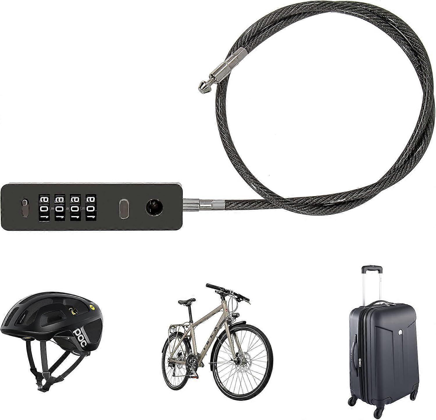 Steel Cable Combo Lock - Weatherproof Travel Luggage Security Lock - Image 5
